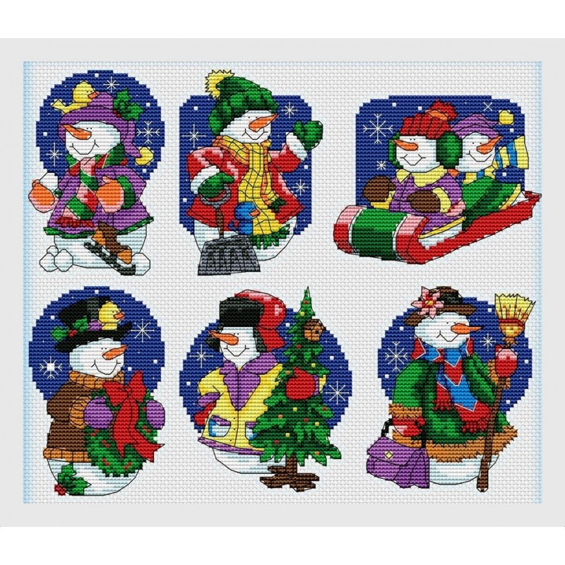 4462 Комплект за бродиране на играчки Снежовци - Classic Design 4462 Комплект за бродиране на играчки Снежовци - Classic Design