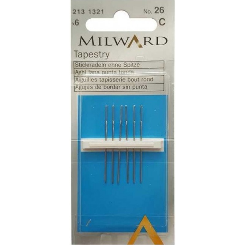 Игли за гоблен, заоблен връх, №26 MILWARD