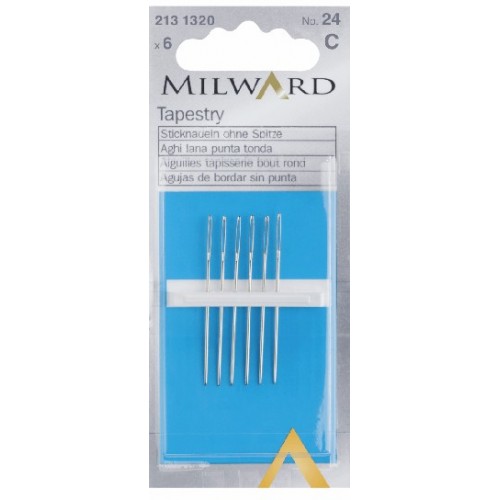 Игли за гоблен, заоблен връх, №24 MILWARD