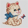 151536 Коте с панделка - ЩАМПА 11ct - ДО ИЗЧЕРПВАНЕ!