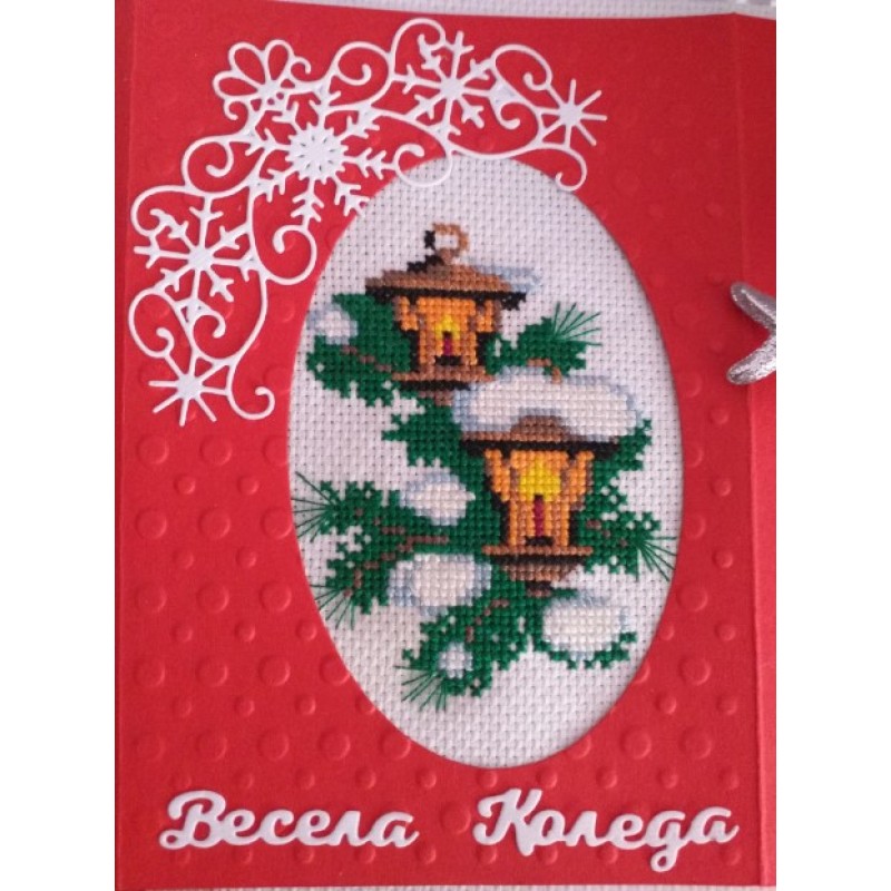 Заготовки Картички (комплект) Една дантела