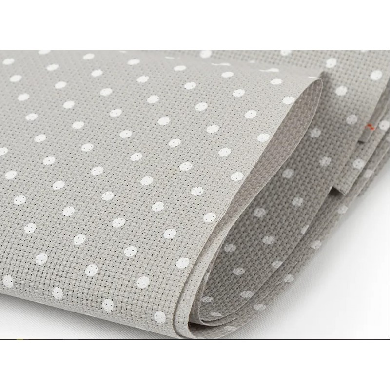 Aida Grey Dots Petit Point, 18Ct - 3793-7349