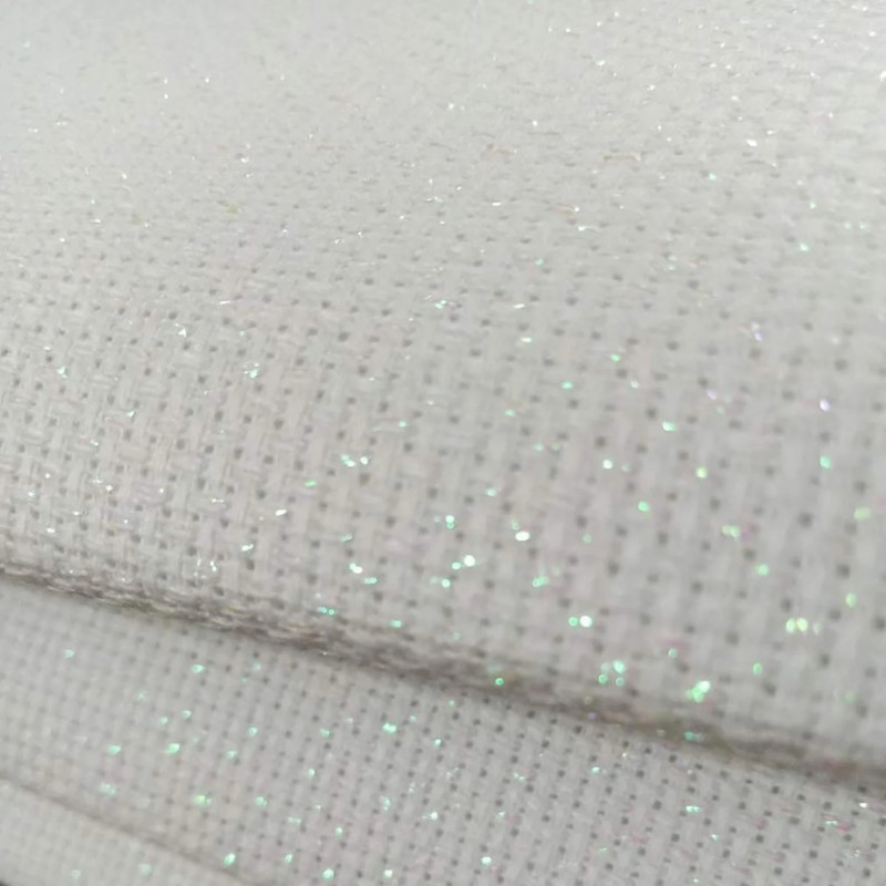 AIDA DMC 14ct. Iridescent (Blanc) AIDA DMC 14ct. Iridescent (Blanc)